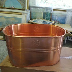 Vtg Large Revere Ware Copper Boiler 18 Gallon